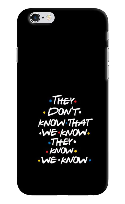 FRIENDS Dialogue iPhone 6/6s Hard Case Back Cover by Casekaro