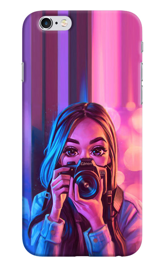 Girl Photographer iPhone 6/6s Hard Case Back Cover by Casekaro