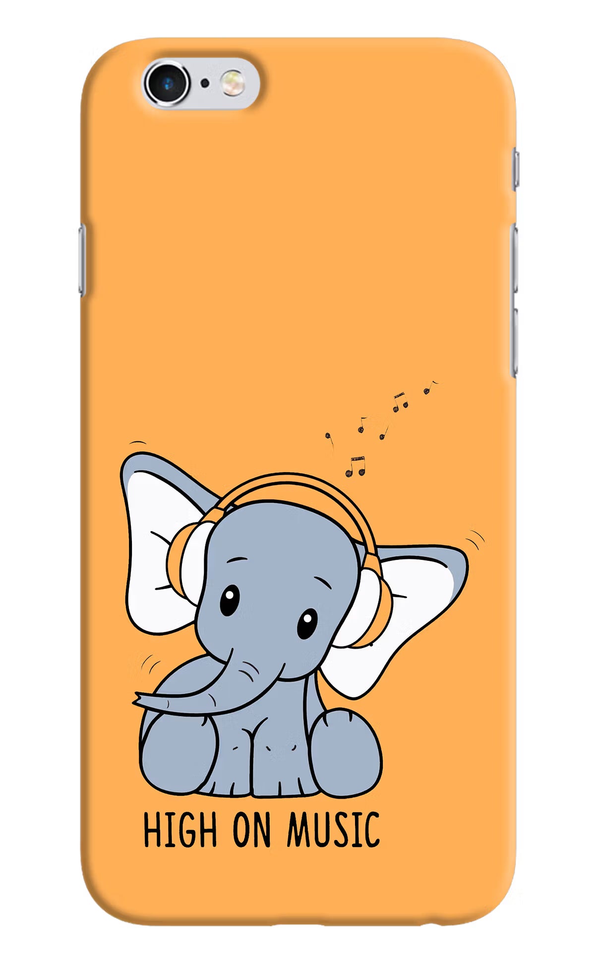 High On Music iPhone 6/6s Hard Case Back Cover by Casekaro