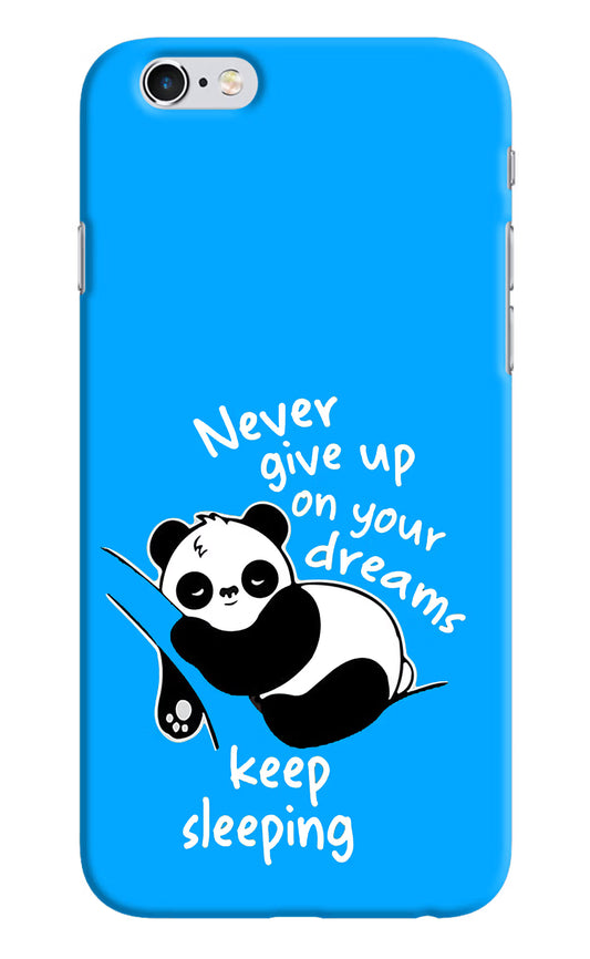 Keep Sleeping iPhone 6/6s Hard Case Back Cover by Casekaro