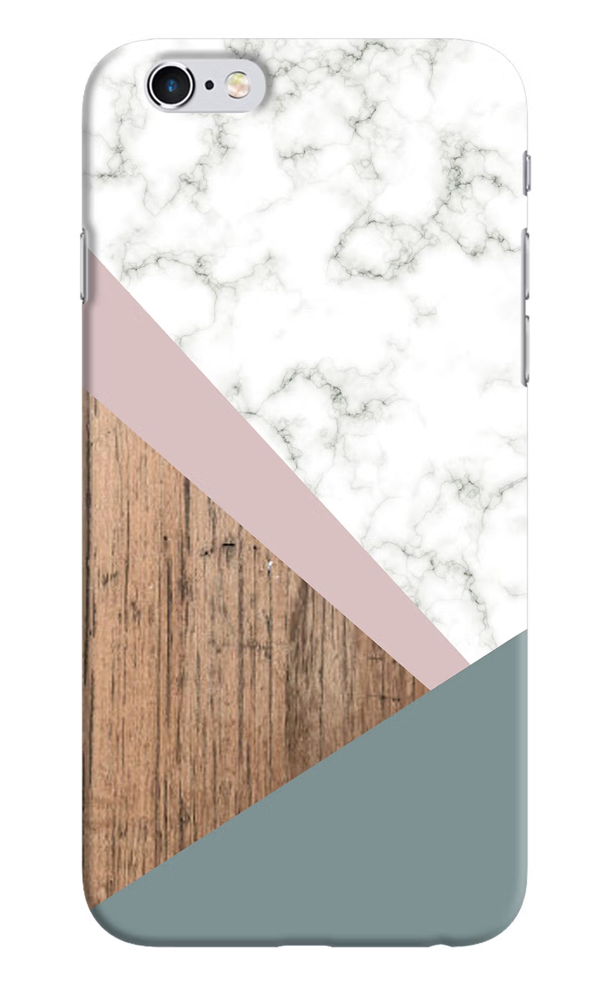 Marble wood Abstract iPhone 6/6s Hard Case Back Cover by Casekaro