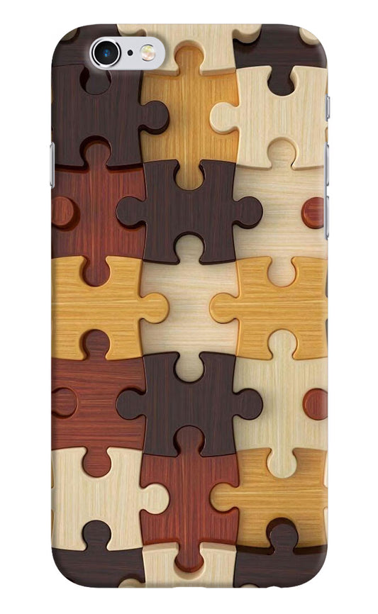 Wooden Puzzle iPhone 6/6s Hard Case Back Cover by Casekaro