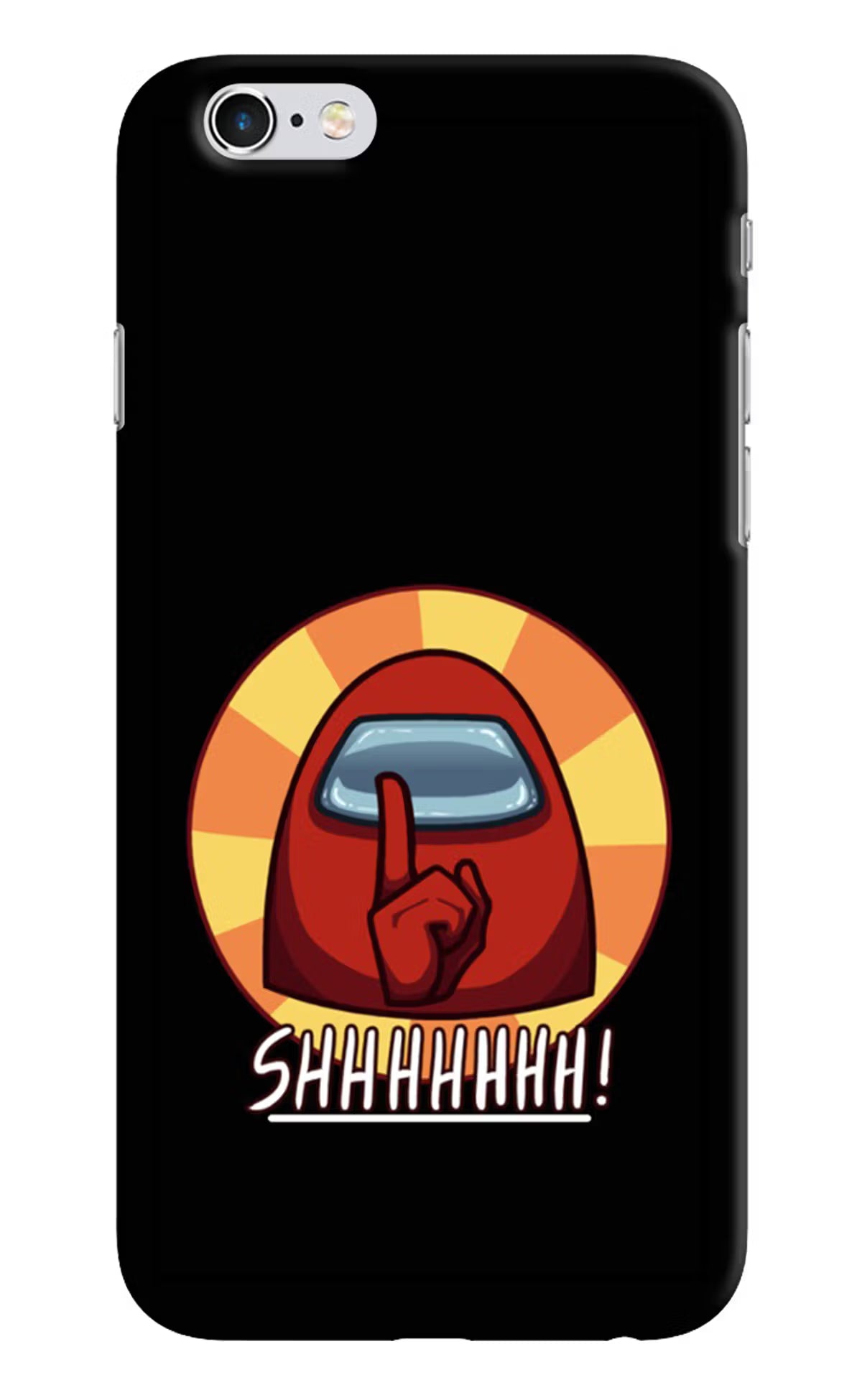 Among Us Shhh! iPhone 6/6s Hard Case Back Cover by Casekaro