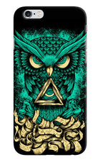 Green Owl iPhone 6/6s Hard Case Back Cover by Casekaro