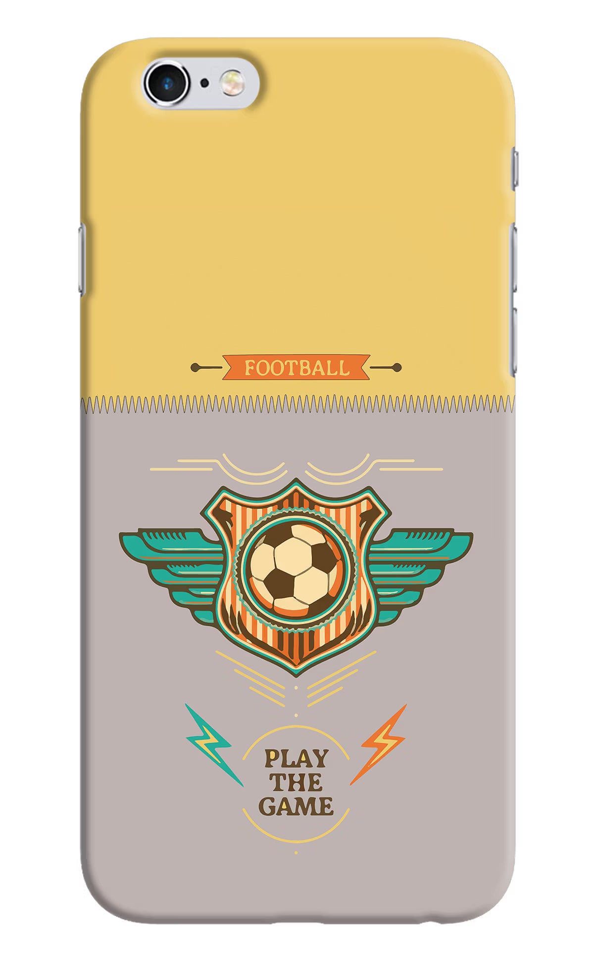 Football iPhone 6/6s Hard Case Back Cover by Casekaro
