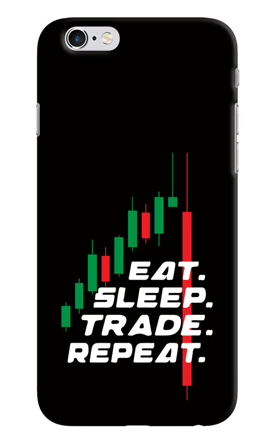 Eat Sleep Trade Repeat iPhone 6/6s Hard Case Back Cover by Casekaro