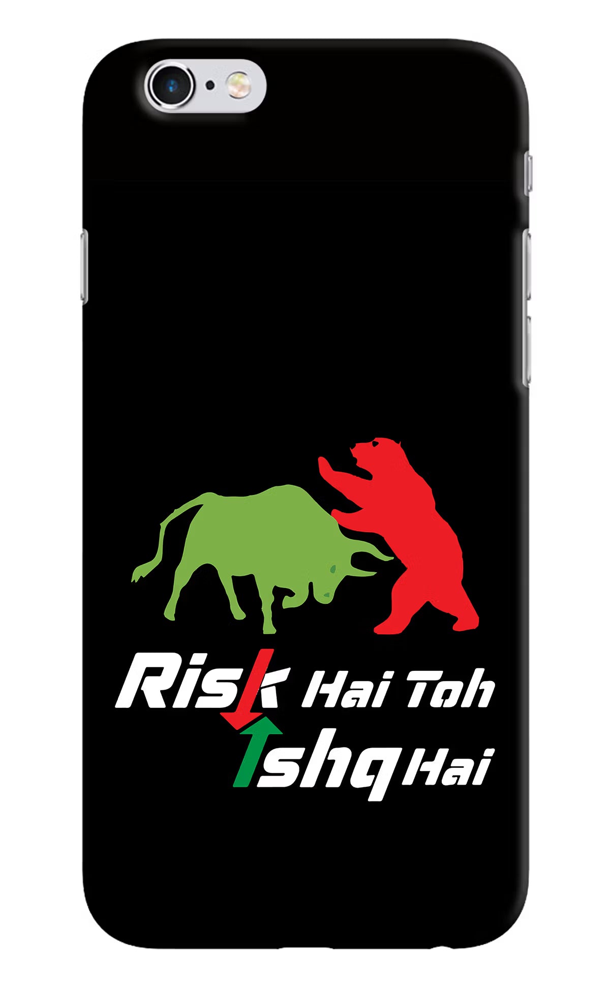 Risk Hai Toh Ishq Hai iPhone 6/6s Hard Case Back Cover by Casekaro