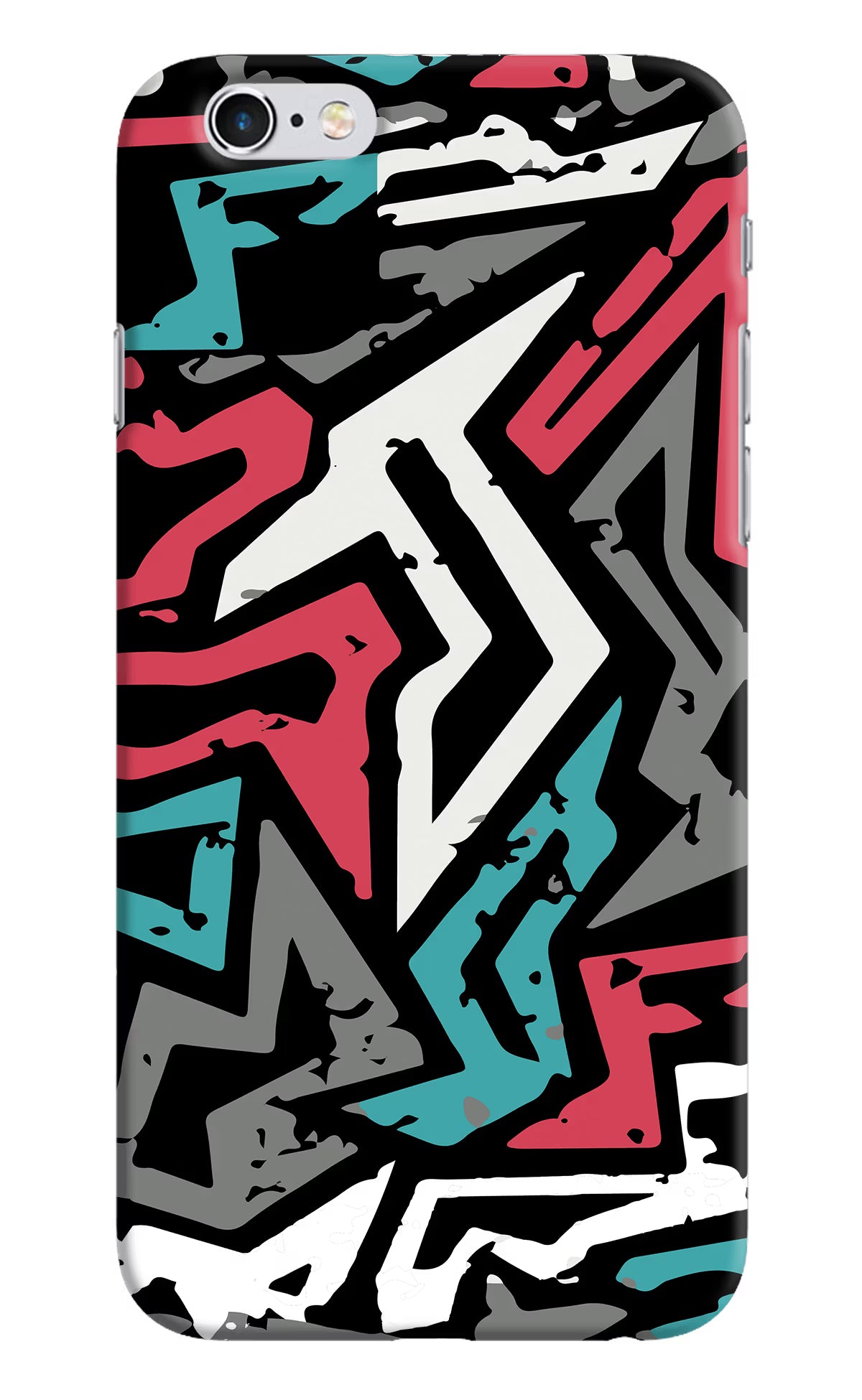 Geometric Graffiti iPhone 6/6s Hard Case Back Cover by Casekaro
