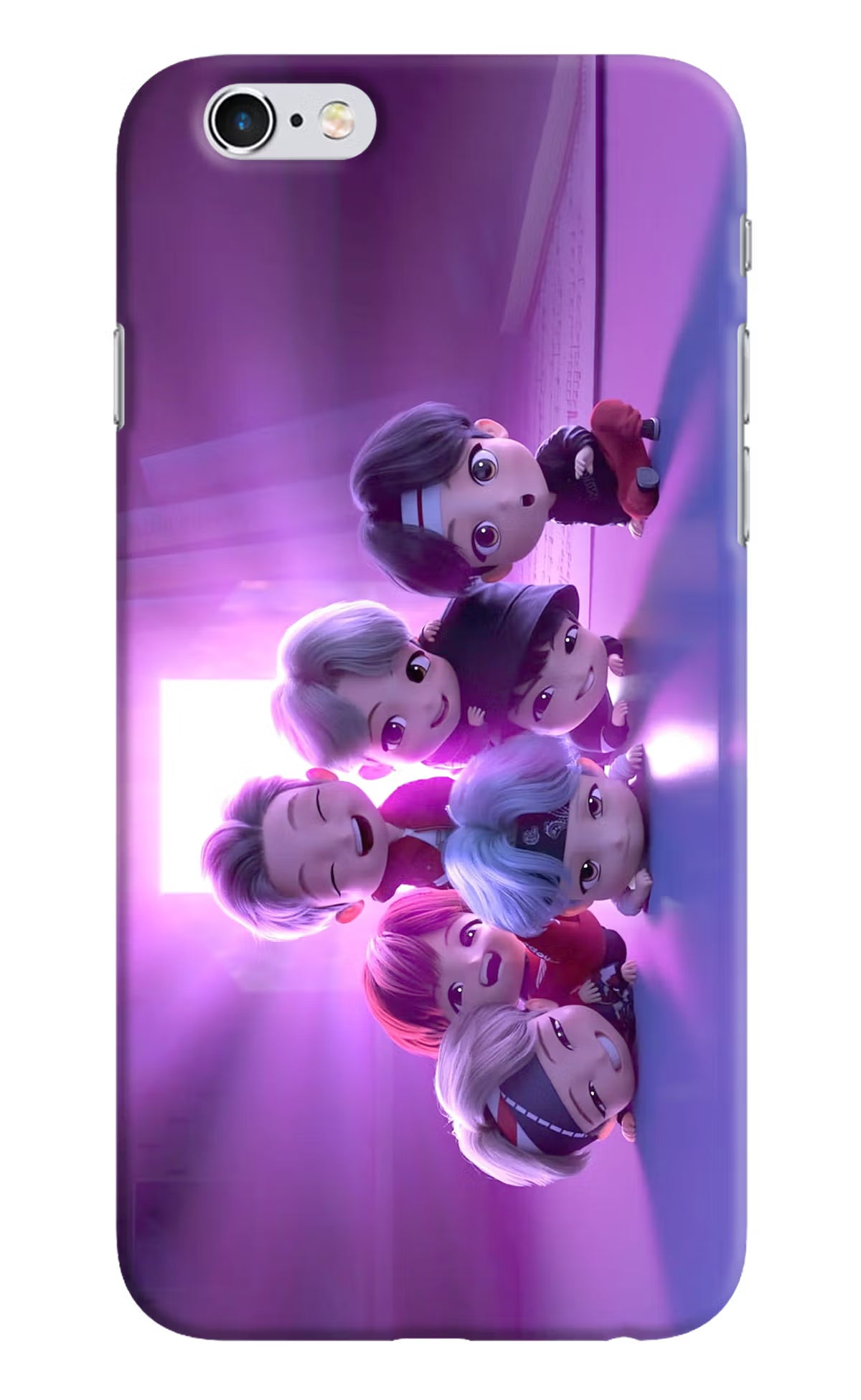 BTS Chibi iPhone 6/6s Hard Case Back Cover by Casekaro
