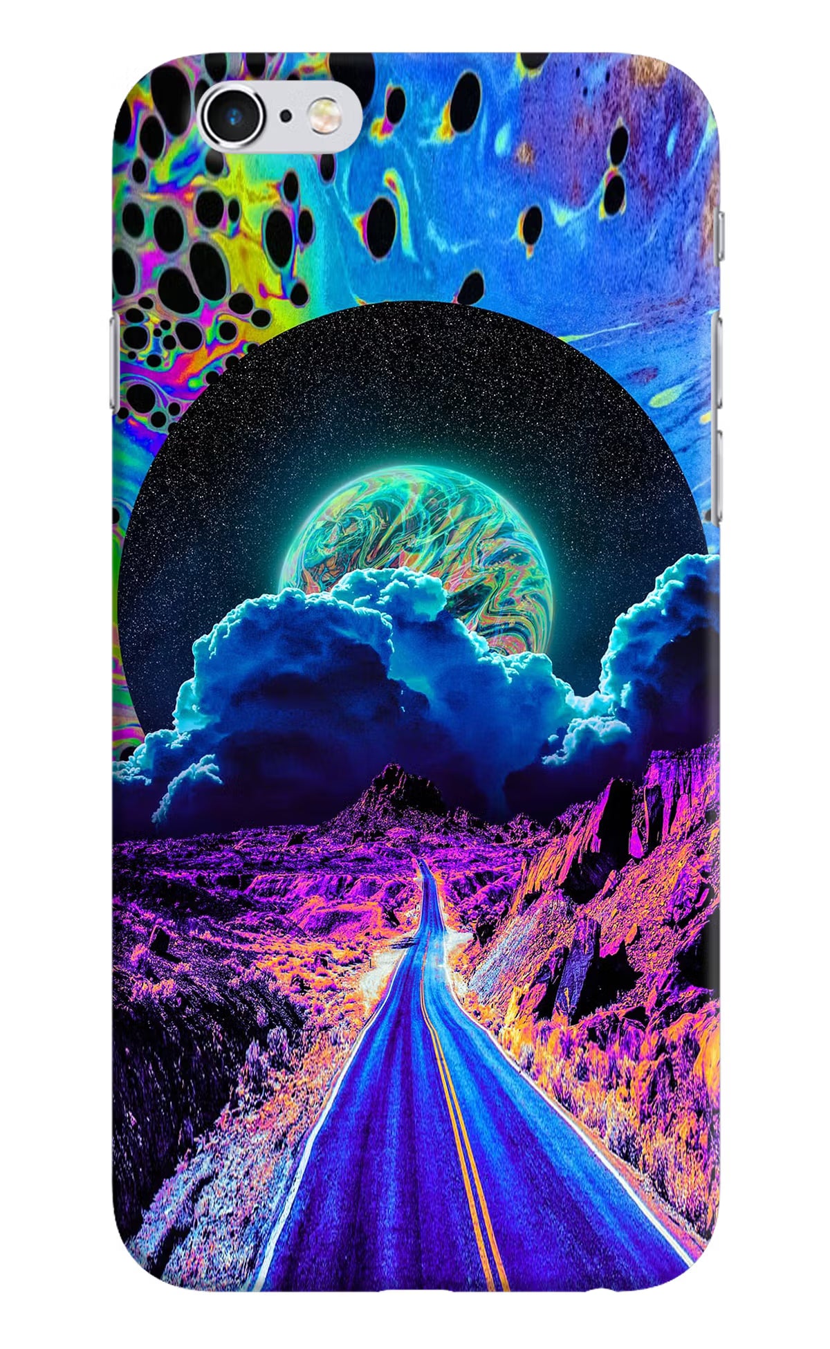 Psychedelic Painting iPhone 6/6s Hard Case Back Cover by Casekaro