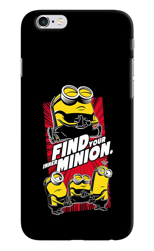 Find your inner Minion iPhone 6/6s Hard Case Back Cover by Casekaro