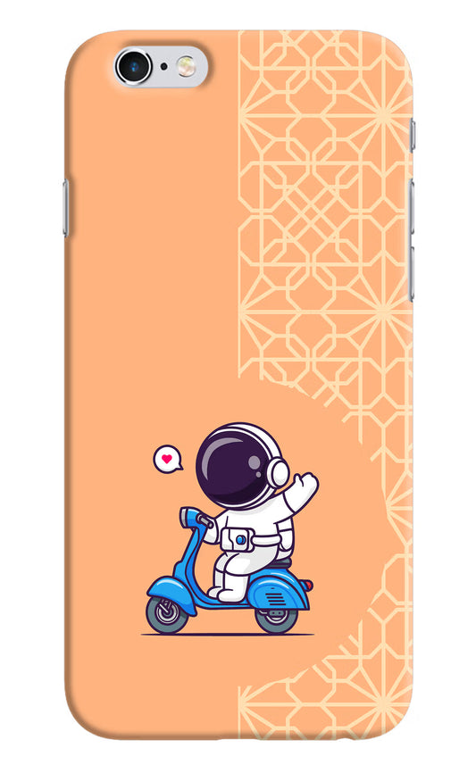 Cute Astronaut Riding iPhone 6/6s Hard Case Back Cover by Casekaro
