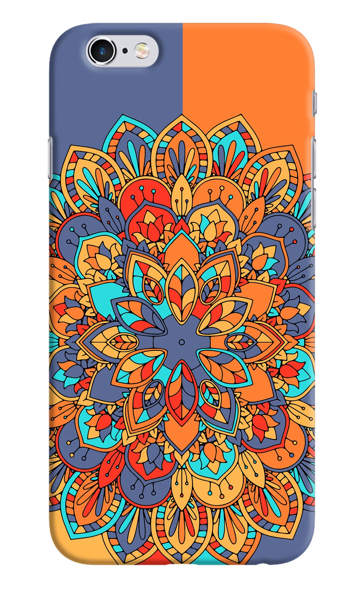 Color Mandala iPhone 6/6s Hard Case Back Cover by Casekaro