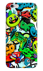 Game Doodle iPhone 6/6s Hard Case Back Cover by Casekaro