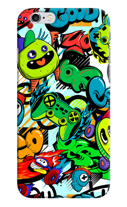 Game Doodle iPhone 6/6s Hard Case Back Cover by Casekaro
