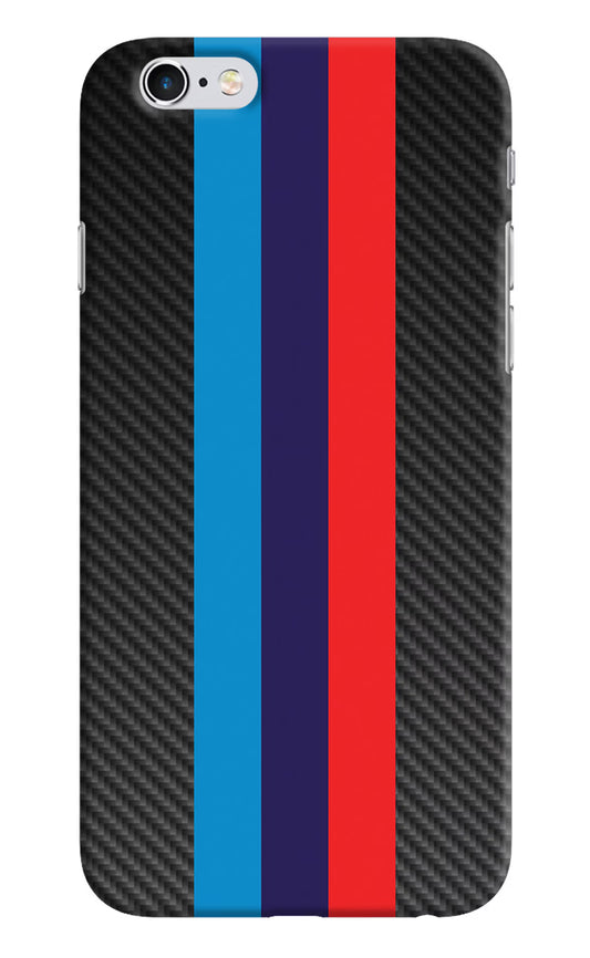 BMW Stripes Pattern iPhone 6/6s Hard Case Back Cover by Casekaro