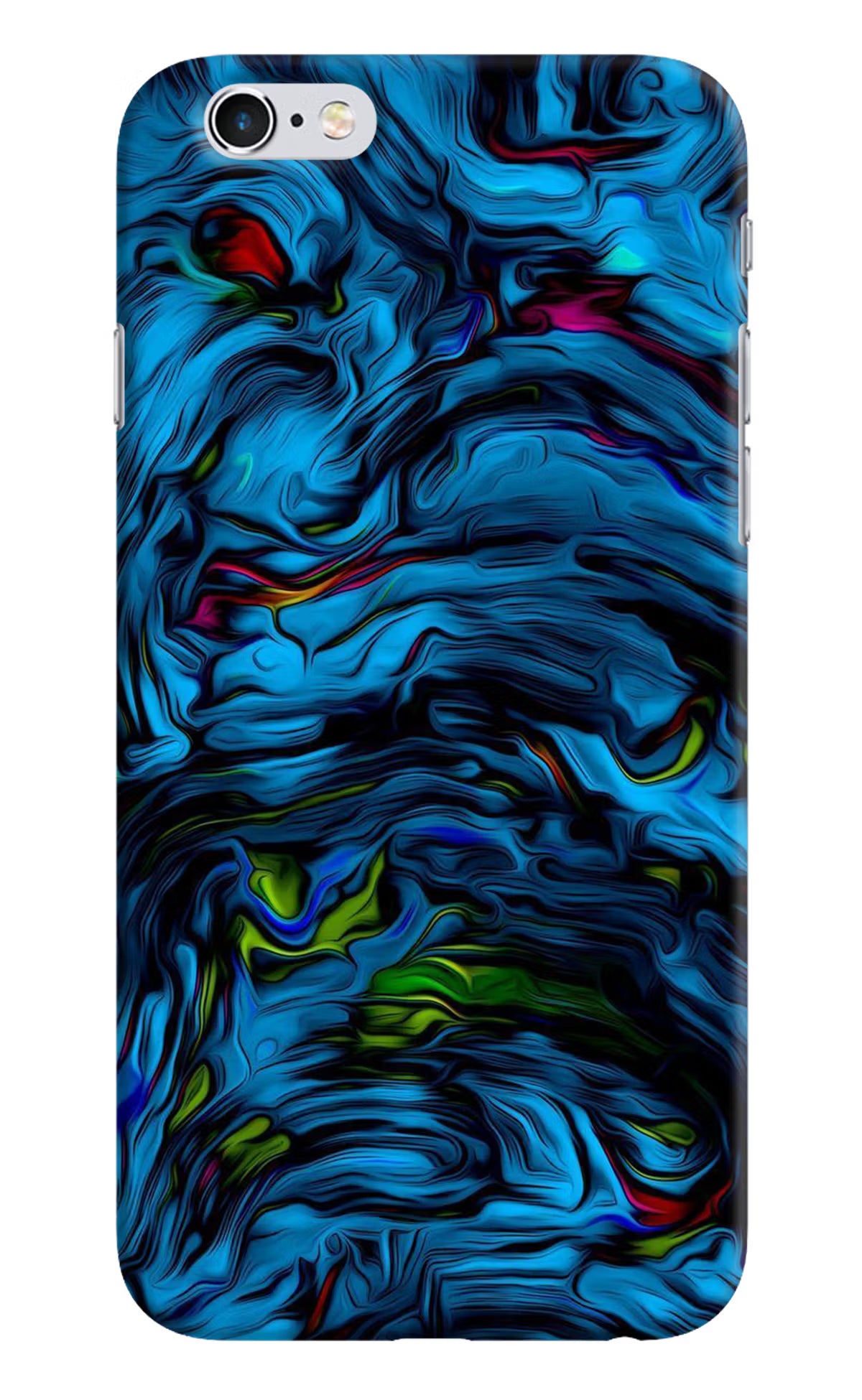 Dark Blue Abstract iPhone 6/6s Hard Case Back Cover by Casekaro