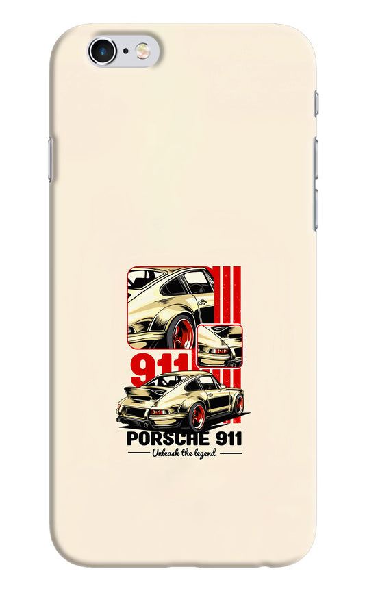 Classic Porsche 911 iPhone 6/6s Hard Case Back Cover by Casekaro