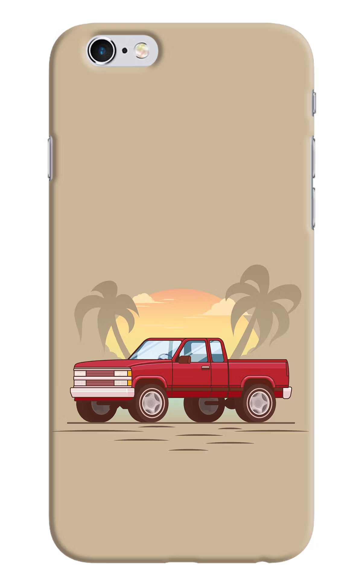 Desert Classic Drive iPhone 6/6s Hard Case Back Cover by Casekaro