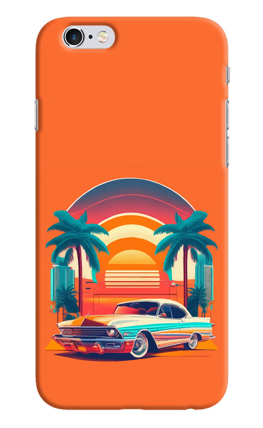 Palm Drive 80s iPhone 6/6s Hard Case Back Cover by Casekaro