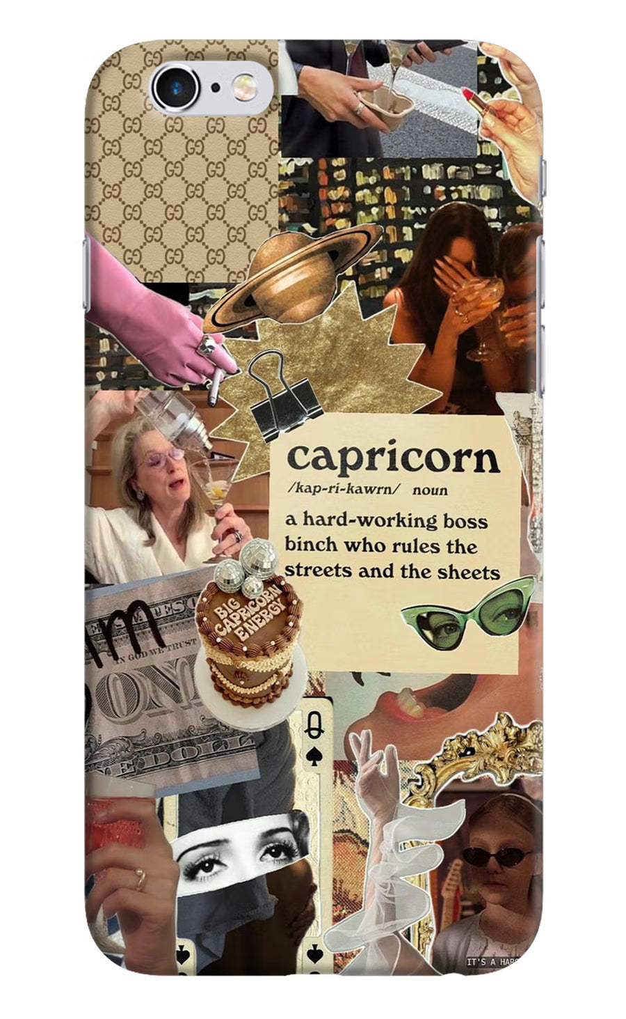 Capricorn Zodiac iPhone 6/6s Back Cover, Hard case