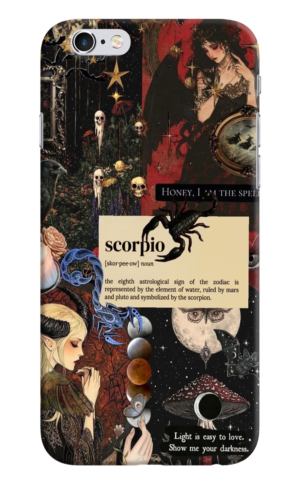 Scorpio Zodiac iPhone 6/6s Hard Case Back Cover by Casekaro
