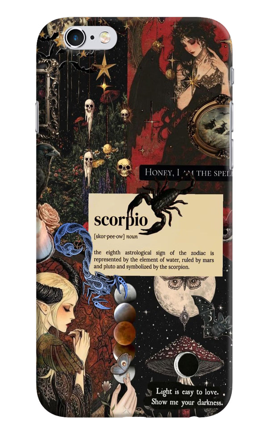 Scorpio Zodiac iPhone 6/6s Back Cover, Hard case