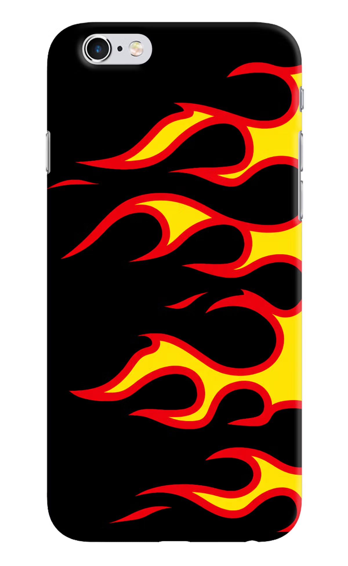 Side Sweep Flames iPhone 6/6s Hard Case Back Cover by Casekaro