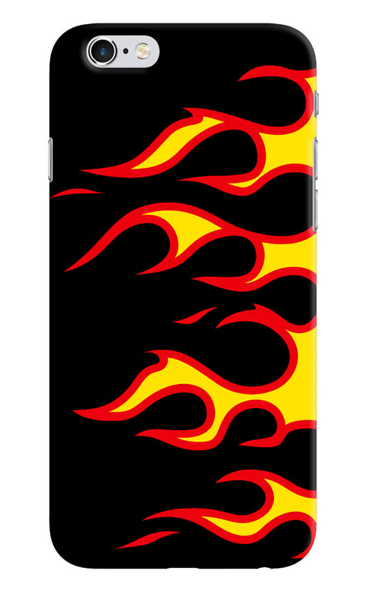Side Sweep Flames iPhone 6/6s Hard Case Back Cover by Casekaro