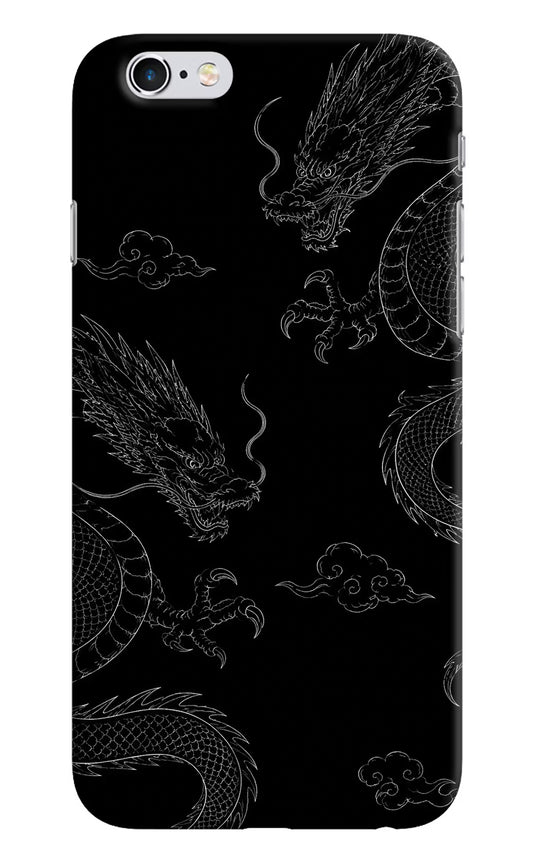 Twin Dragons iPhone 6/6s Hard Case Back Cover by Casekaro