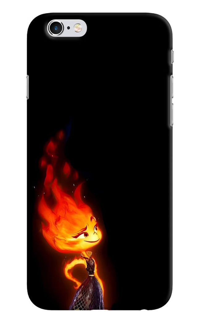 Ember Flame iPhone 6/6s Hard Case Back Cover by Casekaro