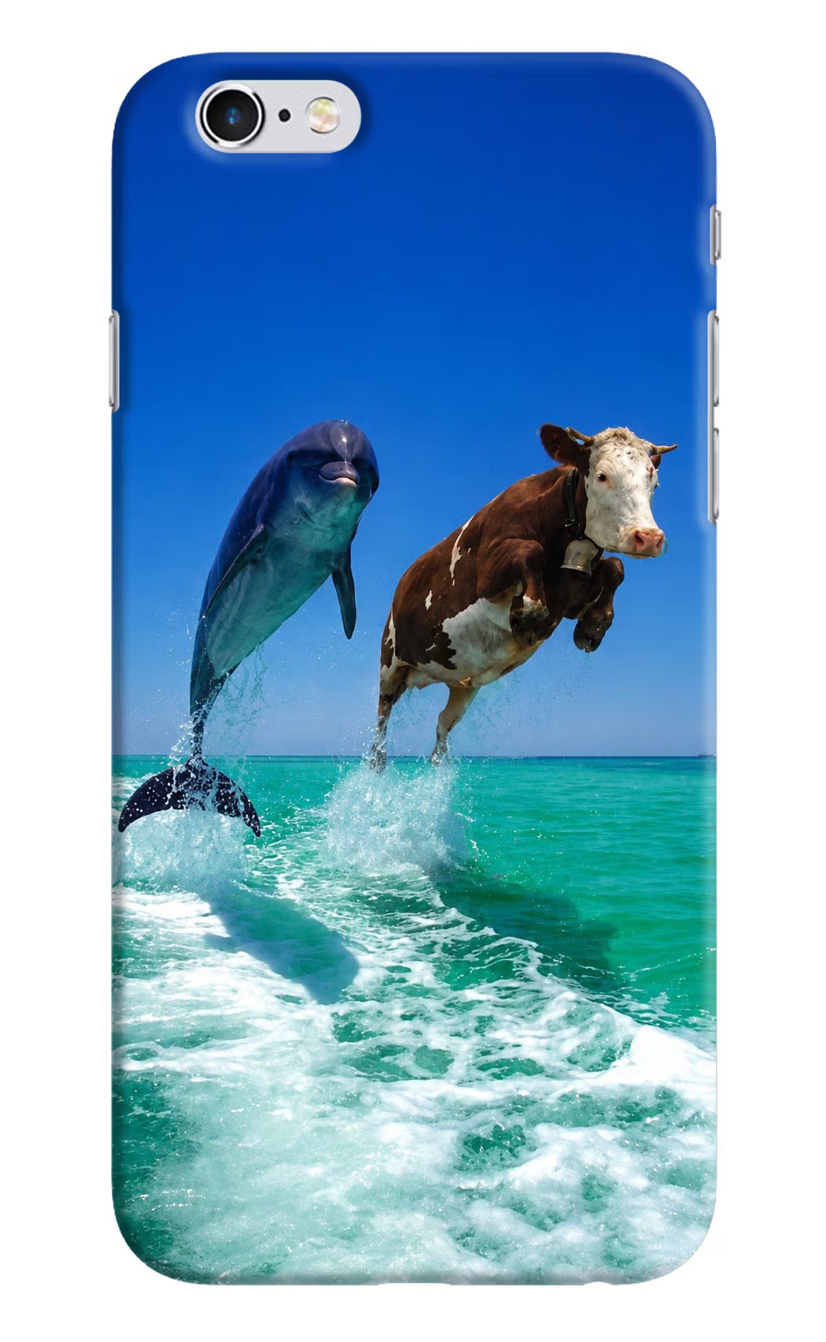 Dolphin vs Cow iPhone 6/6s Back Cover