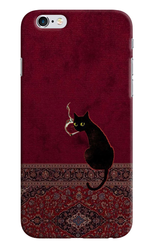 Midnight Cat iPhone 6/6s Hard Case Back Cover by Casekaro