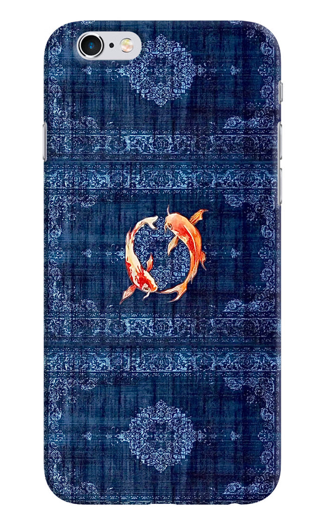 Koi Blue iPhone 6/6s Hard Case Back Cover by Casekaro