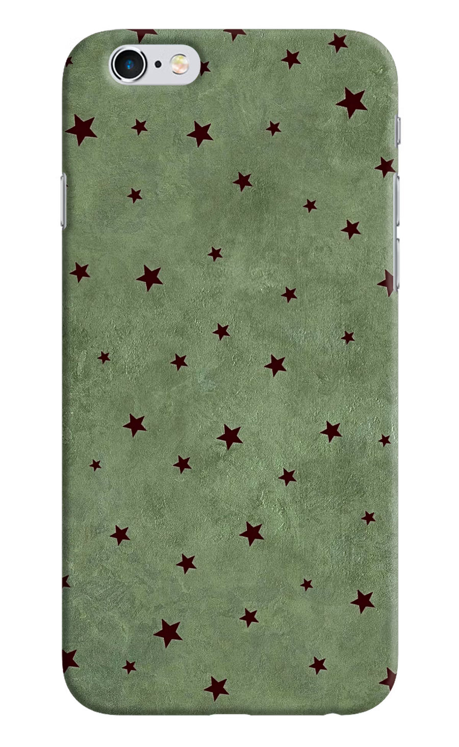 Green Stars iPhone 6/6s Back Cover, Hard case