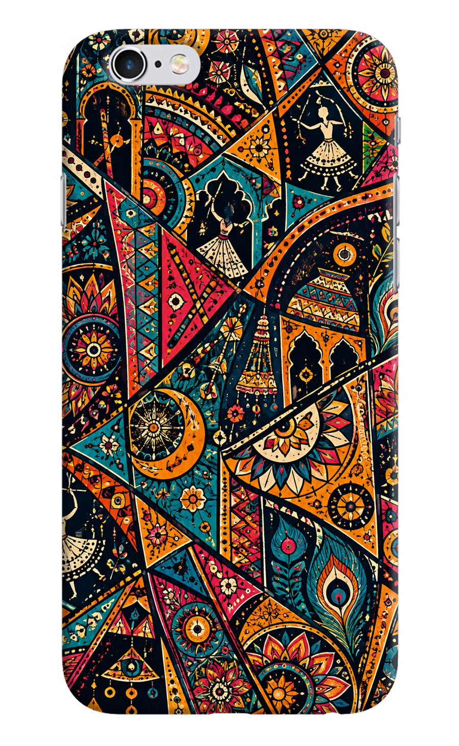 Folk Print iPhone 6/6s Back Cover, Hard case