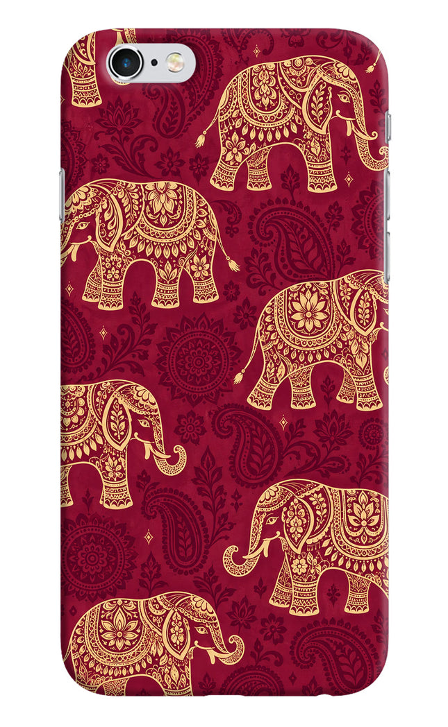 Maroon Elephant iPhone 6/6s Hard Case Back Cover by Casekaro