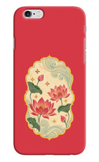 Pink Lotus iPhone 6/6s Hard Case Back Cover by Casekaro