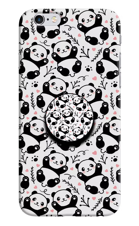 Cute Panda iPhone 6/6s Pop Case by Casekaro
