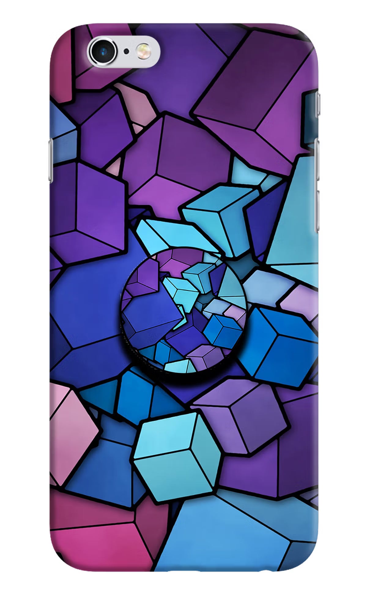 Cubic Abstract iPhone 6/6s Pop Case by Casekaro