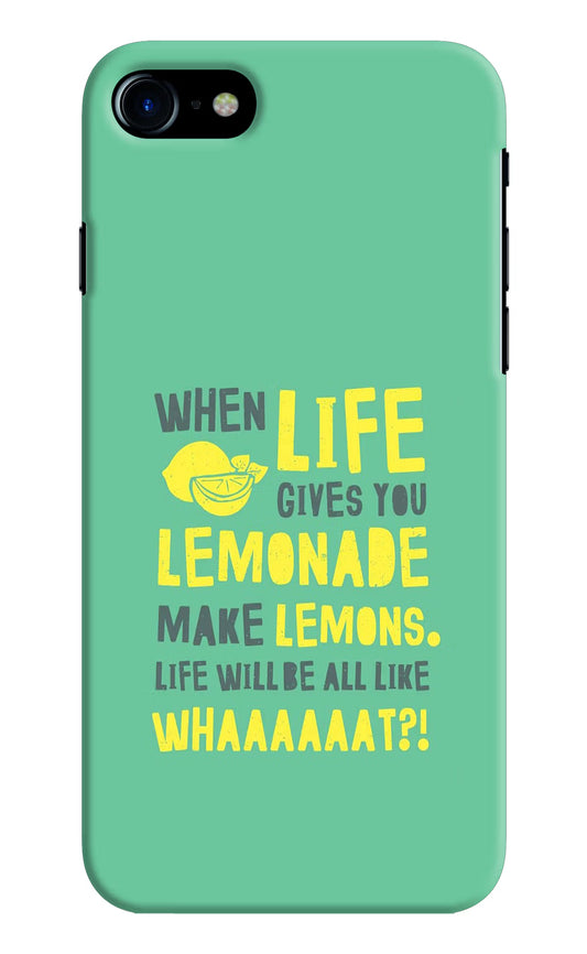 Quote iPhone 7/7s Hard Case Back Cover by Casekaro