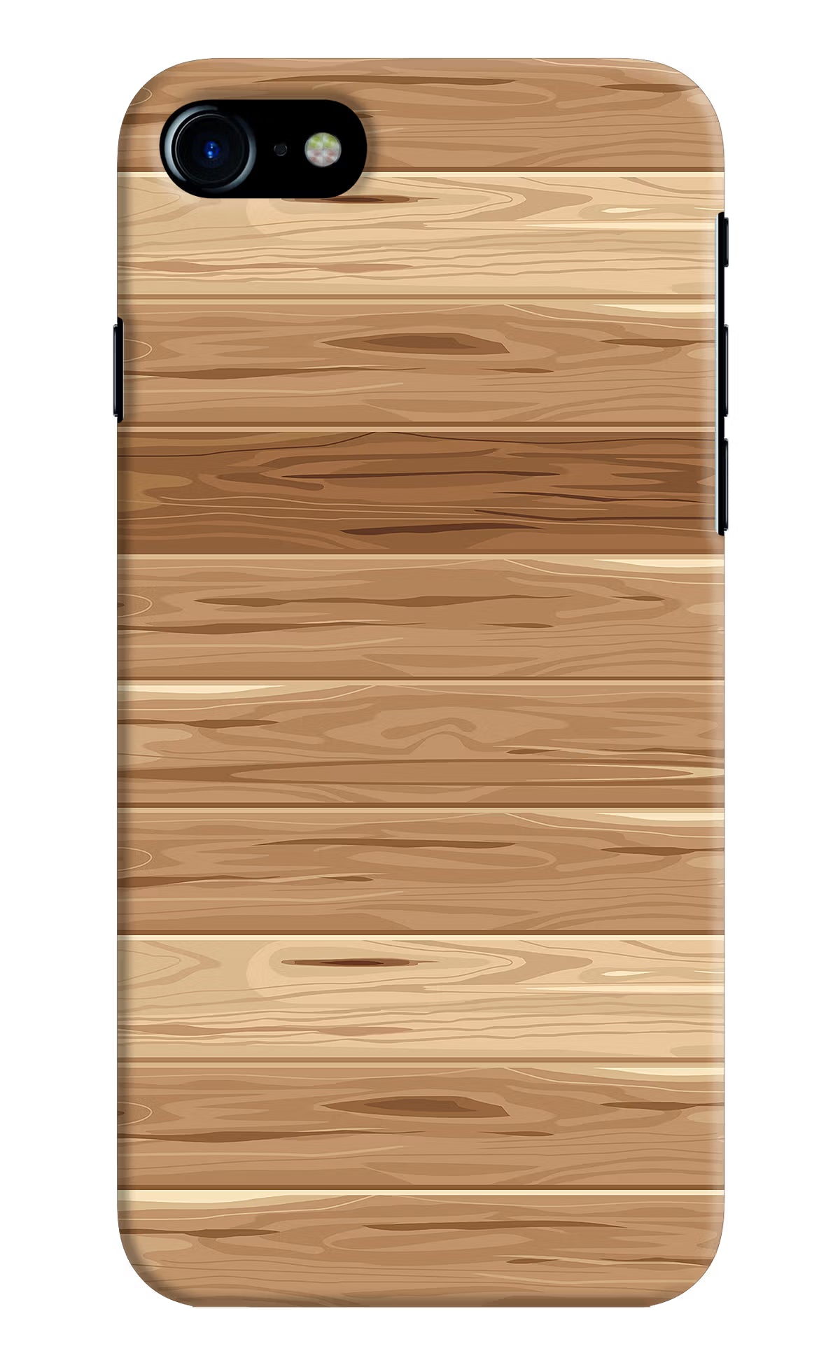 Wooden Vector iPhone 7/7s Hard Case Back Cover by Casekaro