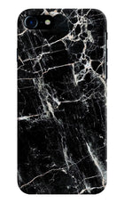 Black Marble Texture iPhone 7/7s Hard Case Back Cover by Casekaro
