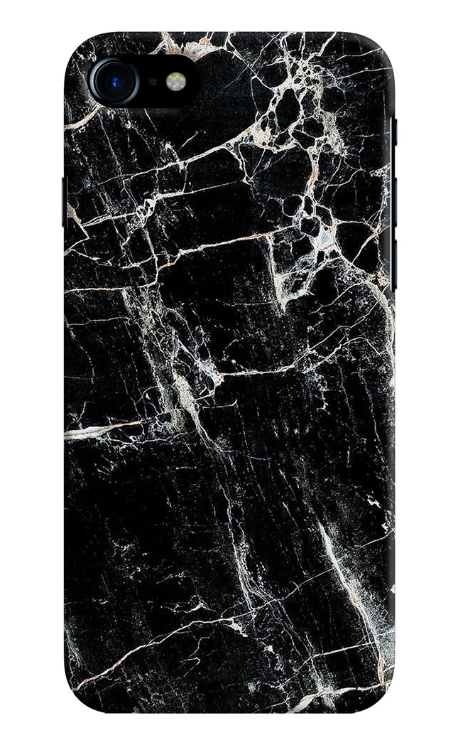Black Marble Texture iPhone 7/7s Hard Case Back Cover by Casekaro