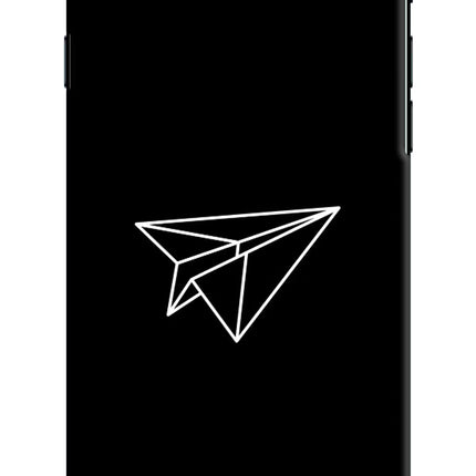 Paper Plane White iPhone 7/7s Hard Case Back Cover by Casekaro