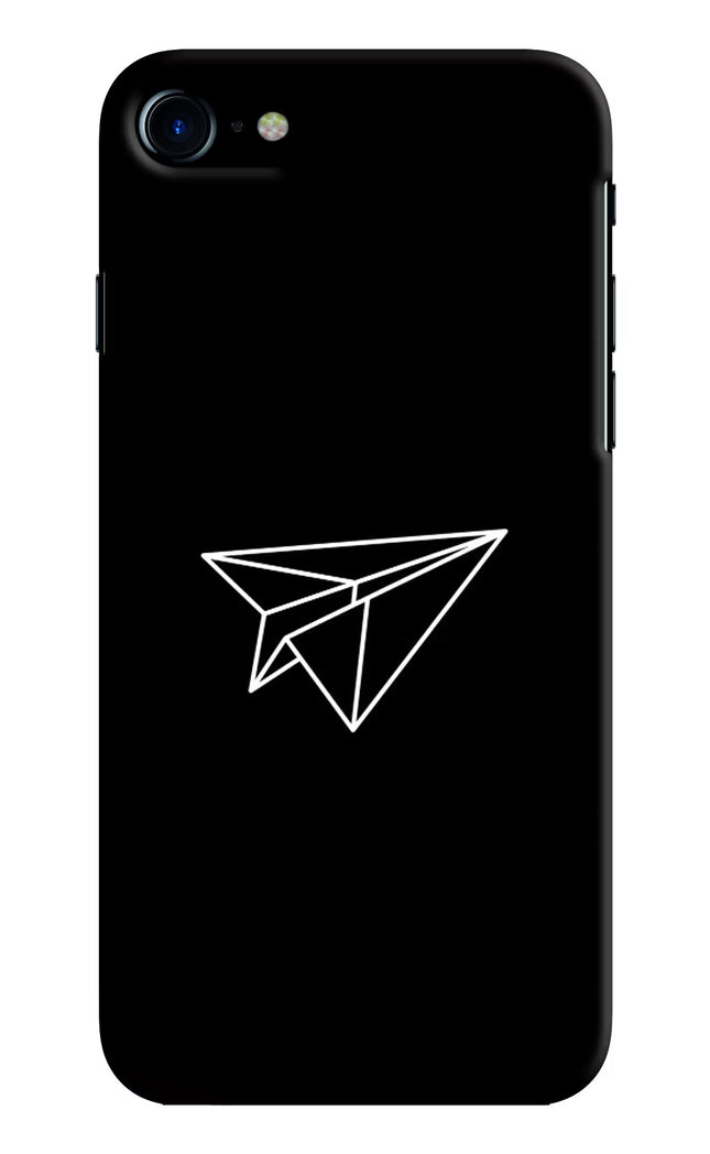 Paper Plane White iPhone 7/7s Hard Case Back Cover by Casekaro