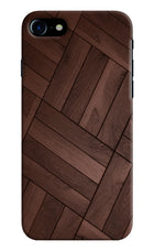 Wooden Texture Design iPhone 7/7s Hard Case Back Cover by Casekaro