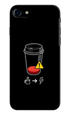Coffee iPhone 7/7s Hard Case Back Cover by Casekaro