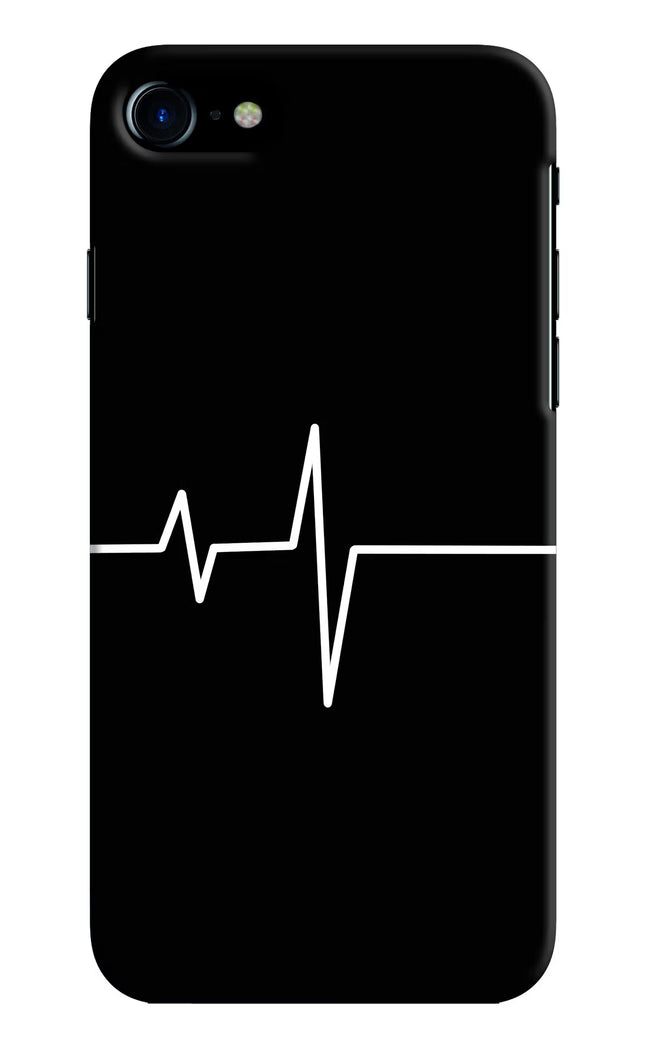 Heart Beats iPhone 7/7s Hard Case Back Cover by Casekaro