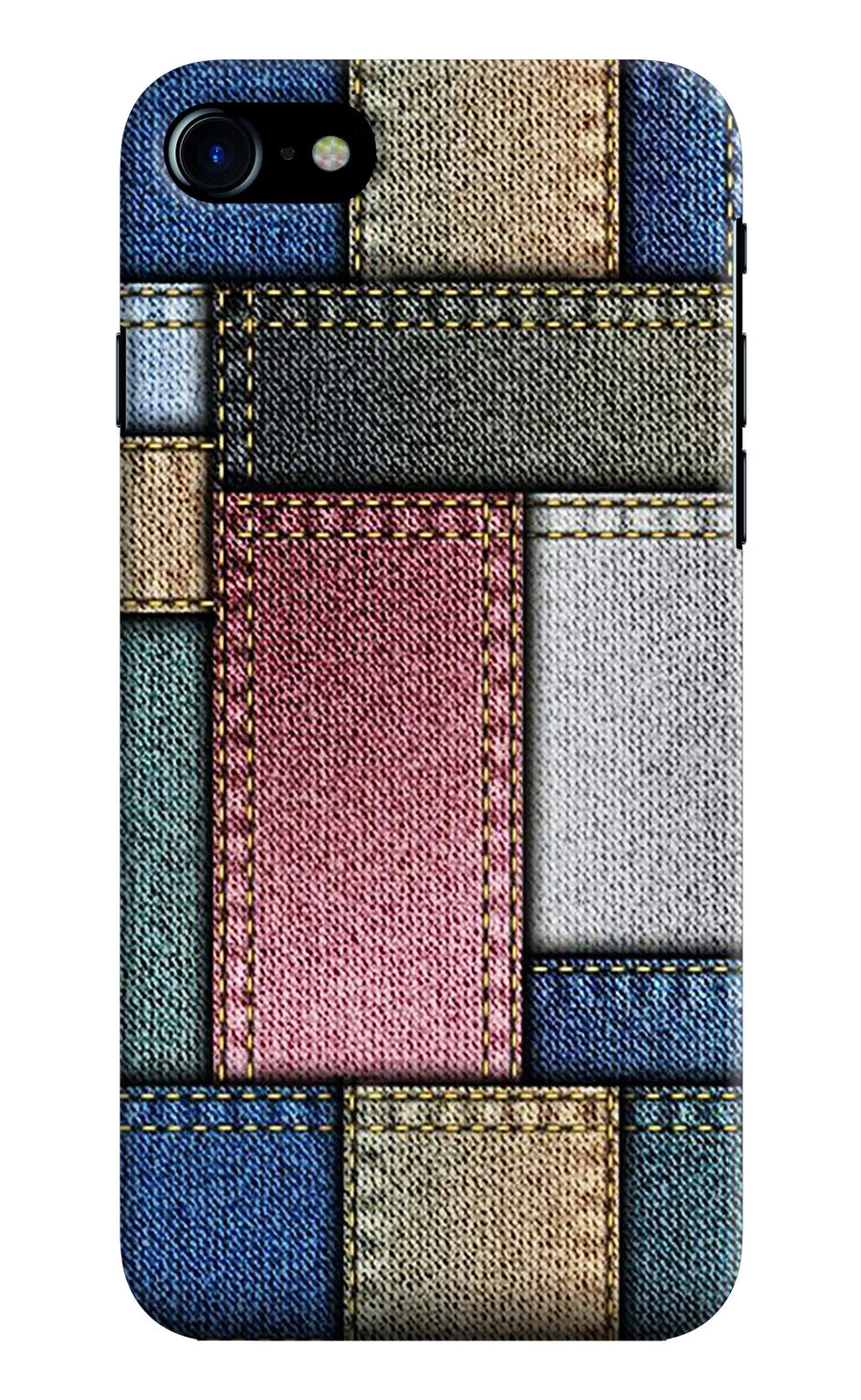 Multicolor Jeans iPhone 7/7s Back Cover, Hard case